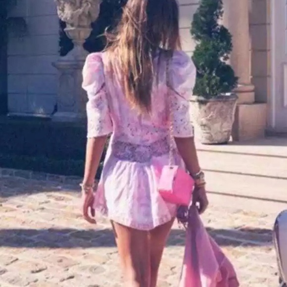 Loveshackfancy Pink preppy ballet cottagecore dress 12 princess - Picture 2 of 11